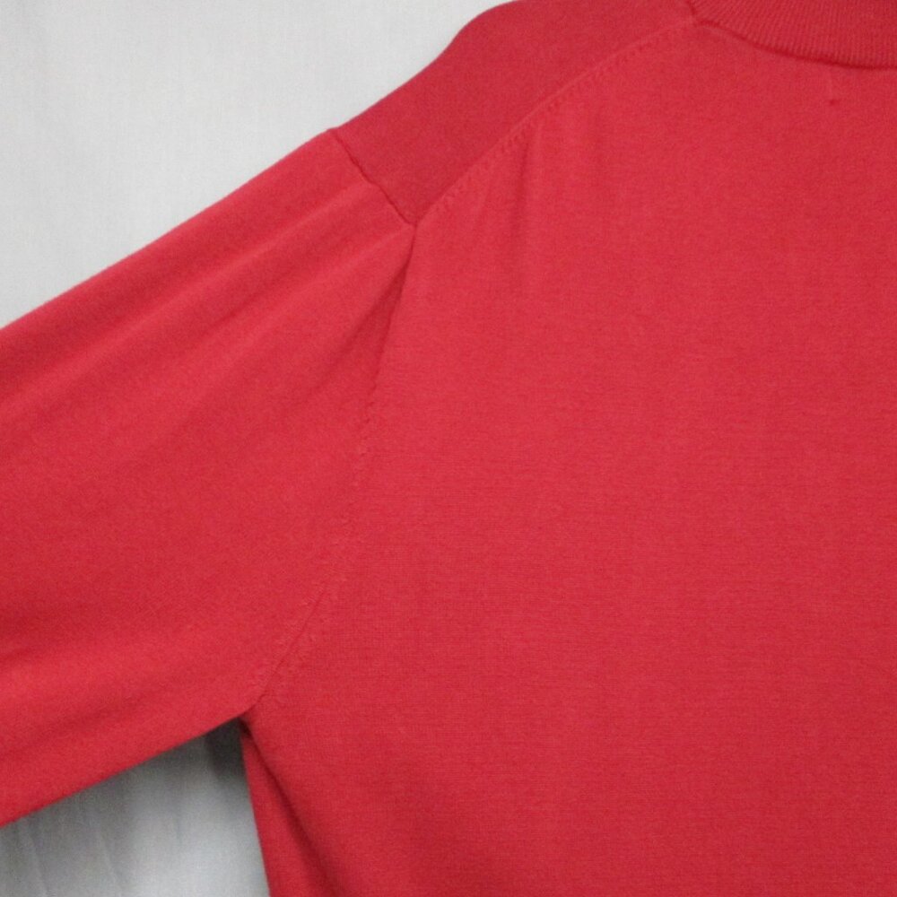 Nautica Men Henley Mock Neck Sweater 100% Cotton Red Men Size | XXL - Picture 10 of 11